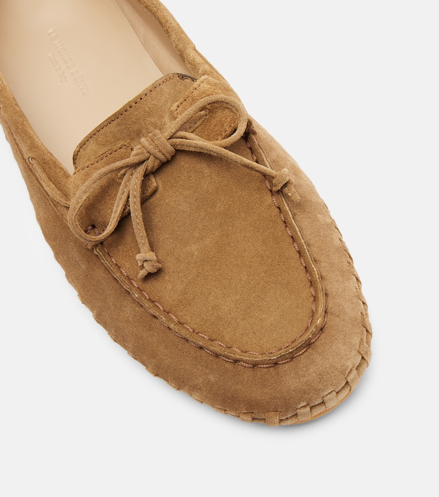  Le Monde Beryl Le Monde Bã©ryl Driver Embroidered Suede Loafers 