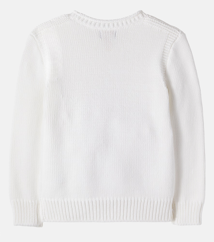  Polo Ralph Lauren Kids Polo Ralph Lauren Kids Bedrucktes Sweatshirt Aus Baumwolle 