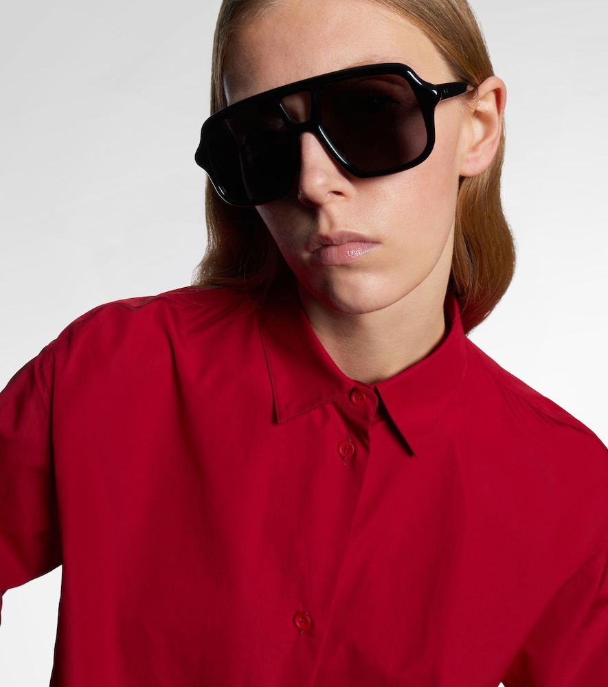 Slim Aviator Sunglasses