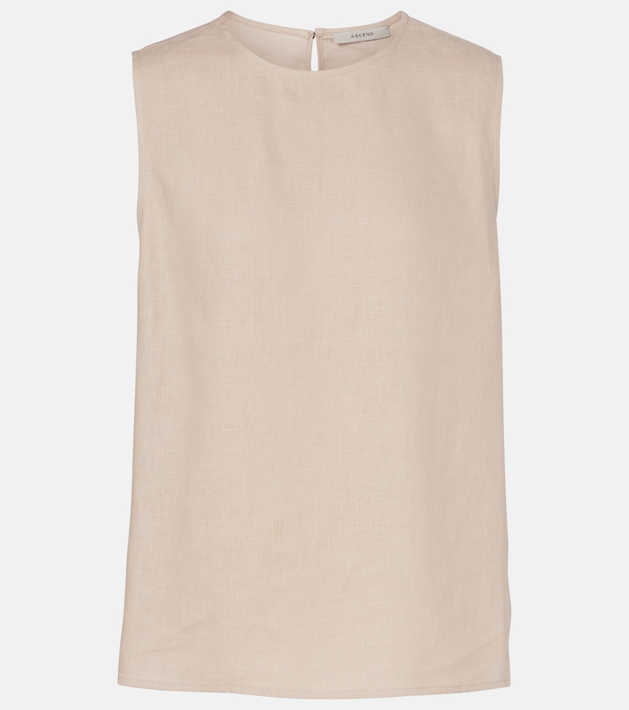 Asceno Trento linen top