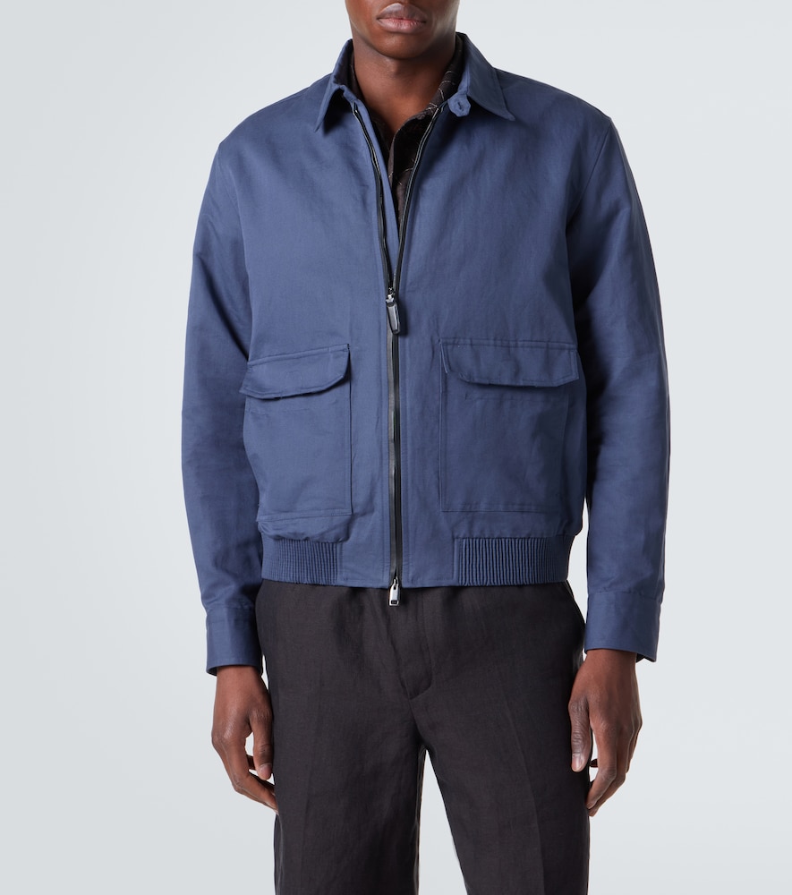 And Cotton Blouson Jacket
