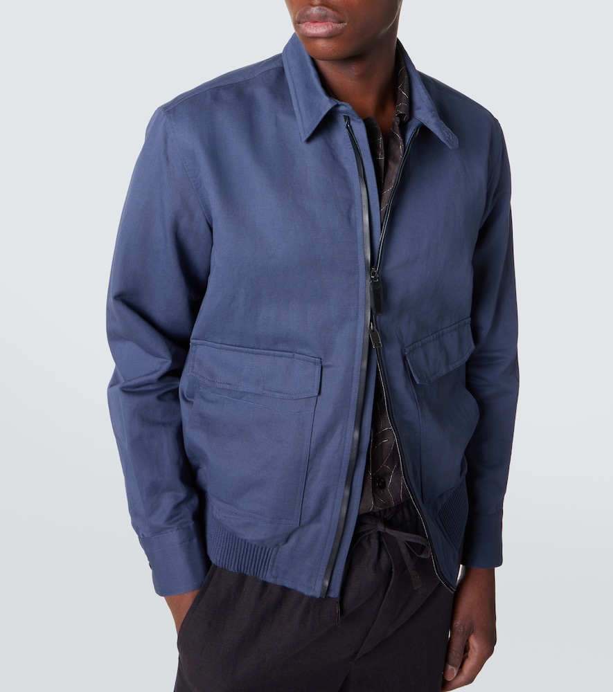 And Cotton Blouson Jacket