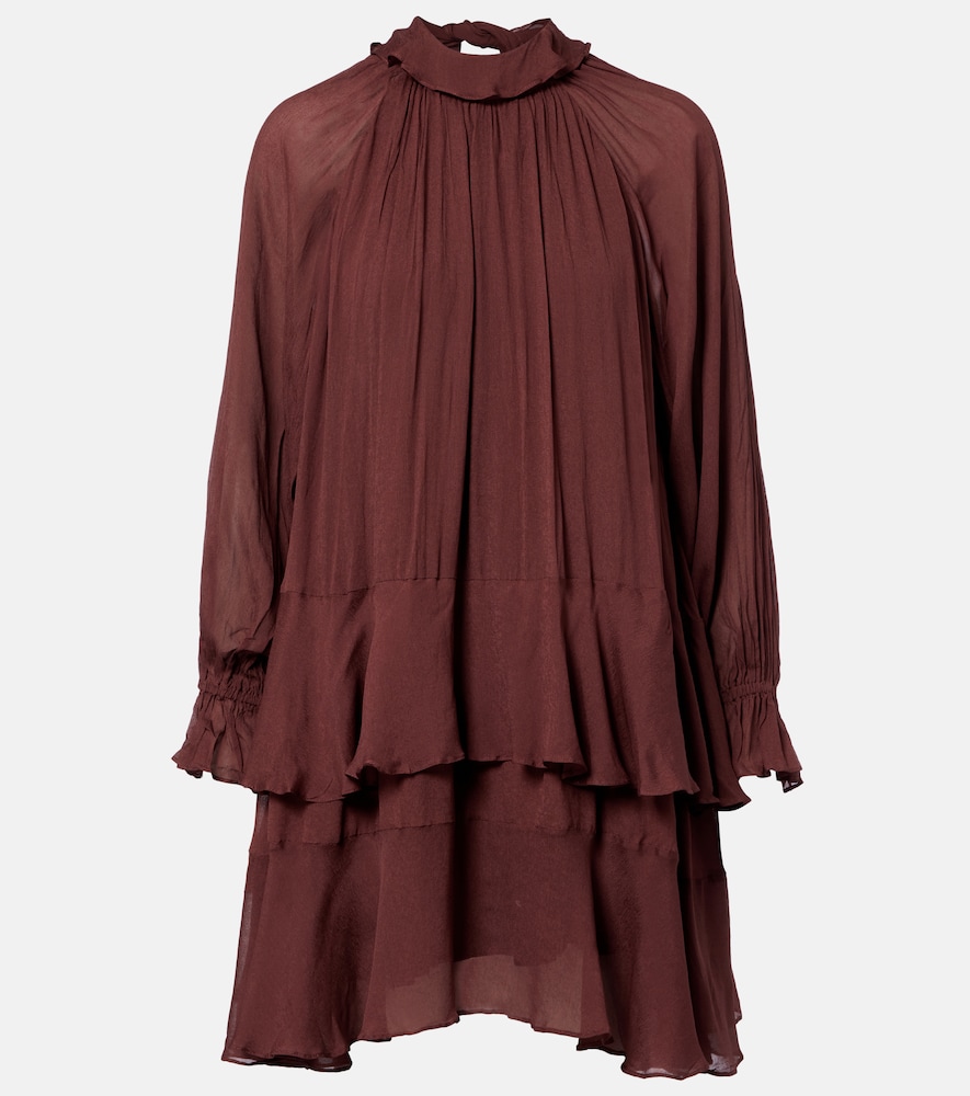 Poupette St Barth Dina ruffled minidress