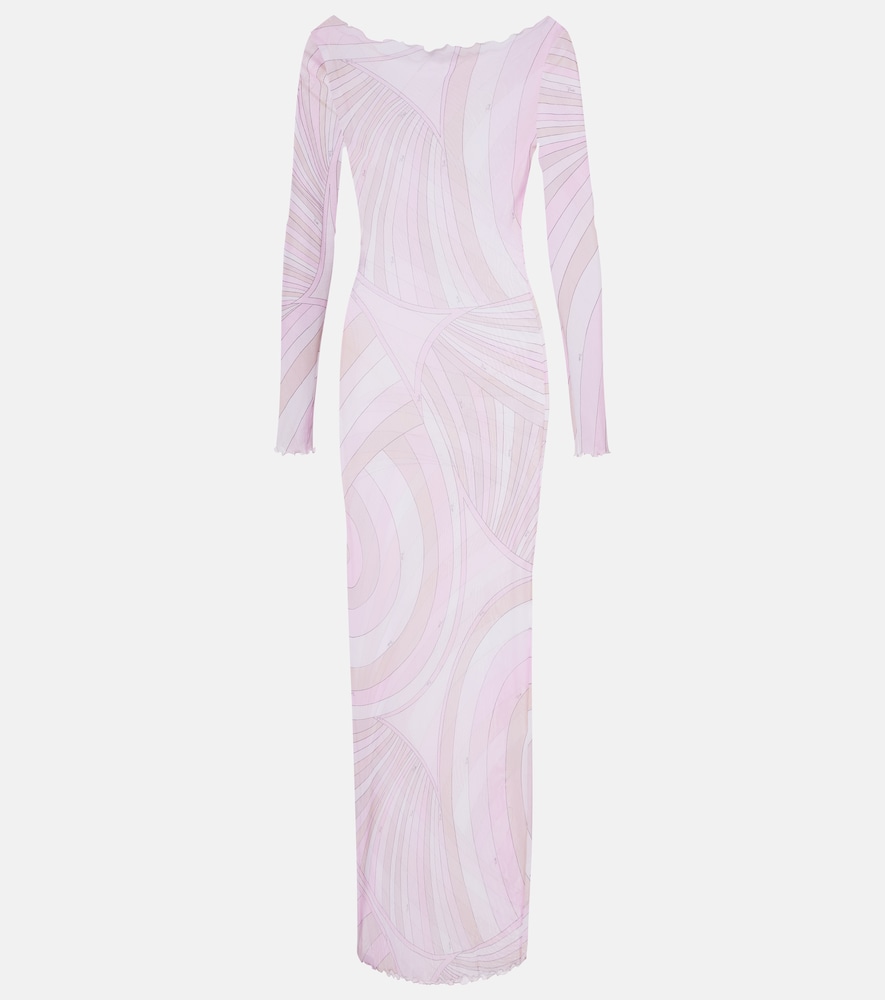 Pucci Iride jersey maxi dress