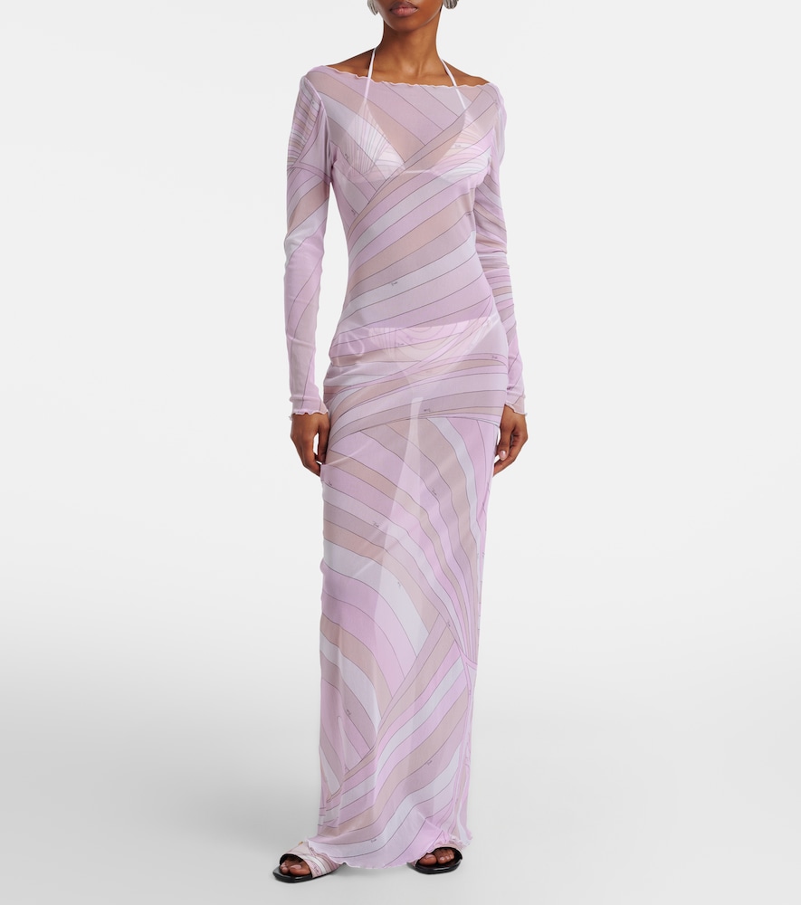  Pucci Pucci Maxikleid Iride Aus Tüll 