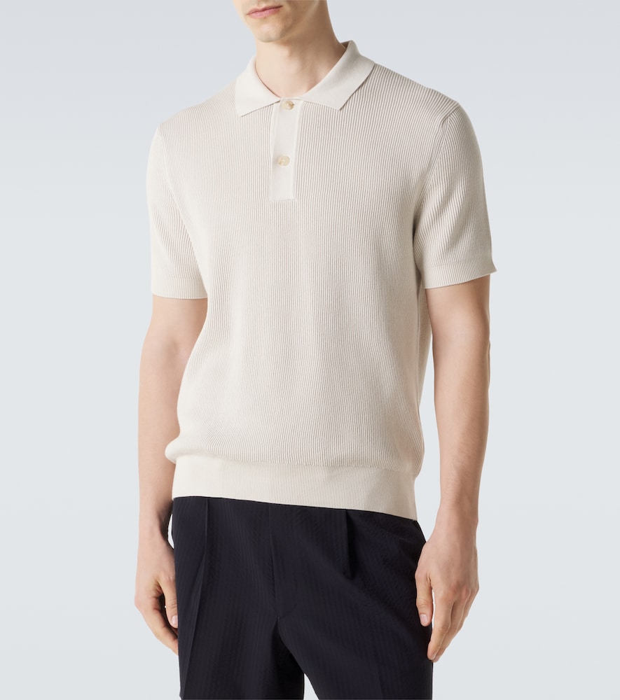  Sunspel Sunspel Polohemd Aus Rippstrick 