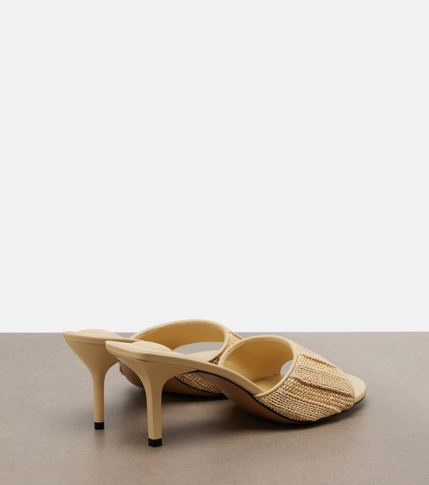  Jacquemus Jacquemus Cubisto Raffia-effect Mules 