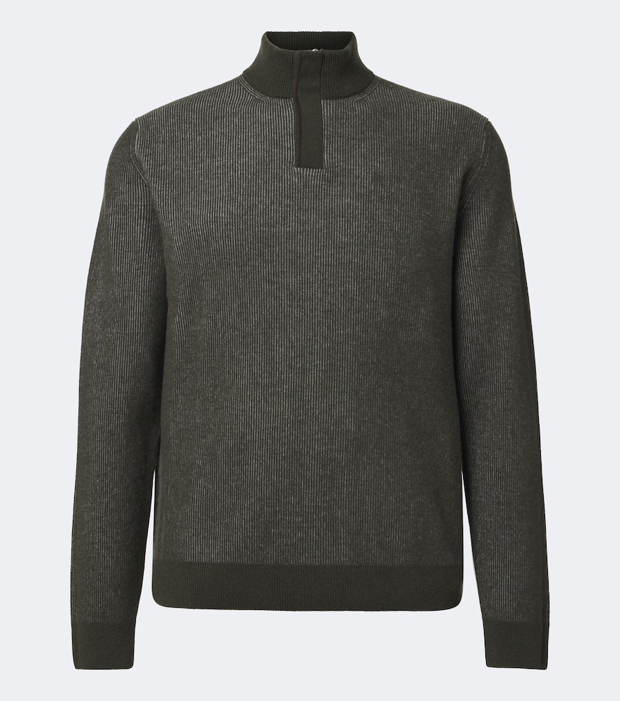 Slowear Pull partiellement zippé en laine vierge
