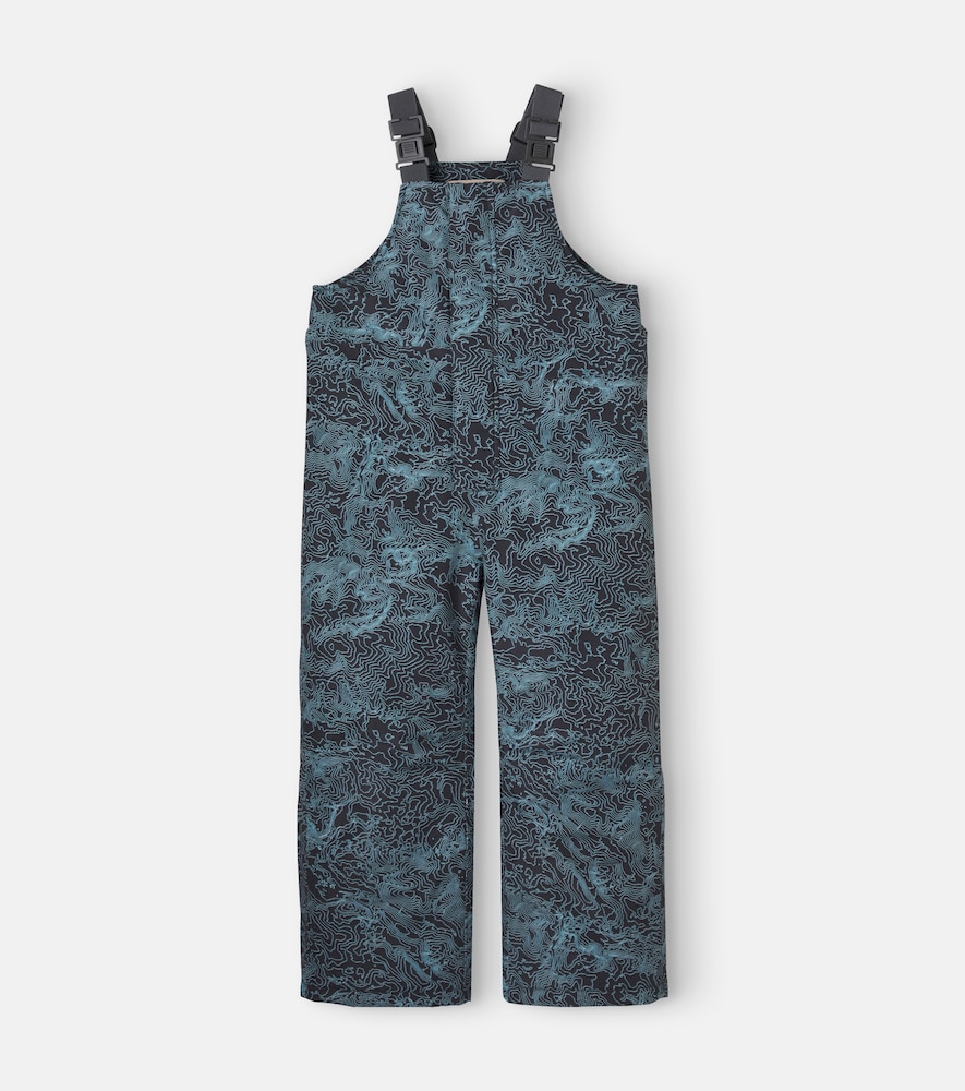 Wheat Runno Printed Ski Salopettes In Grey