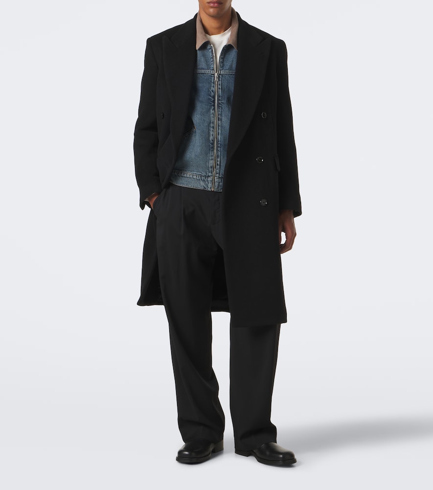 Corduroy-Trimmed Denim Jacket