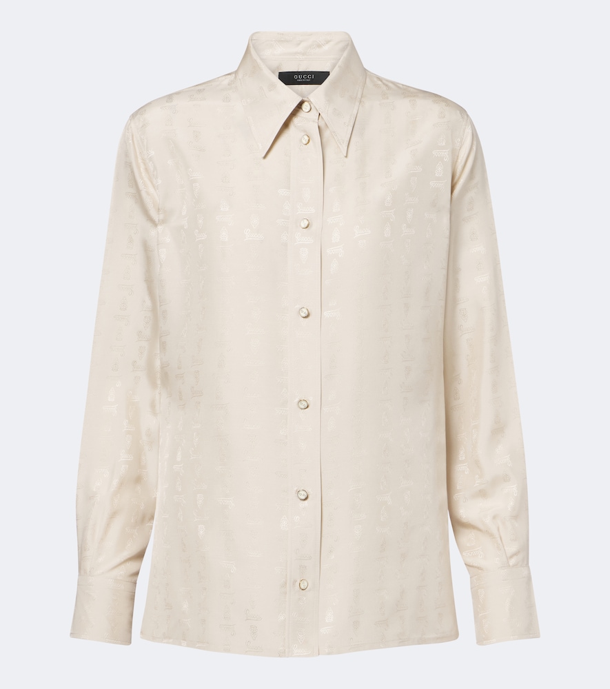 Gucci Chemise en jacquard de soie 1700 €