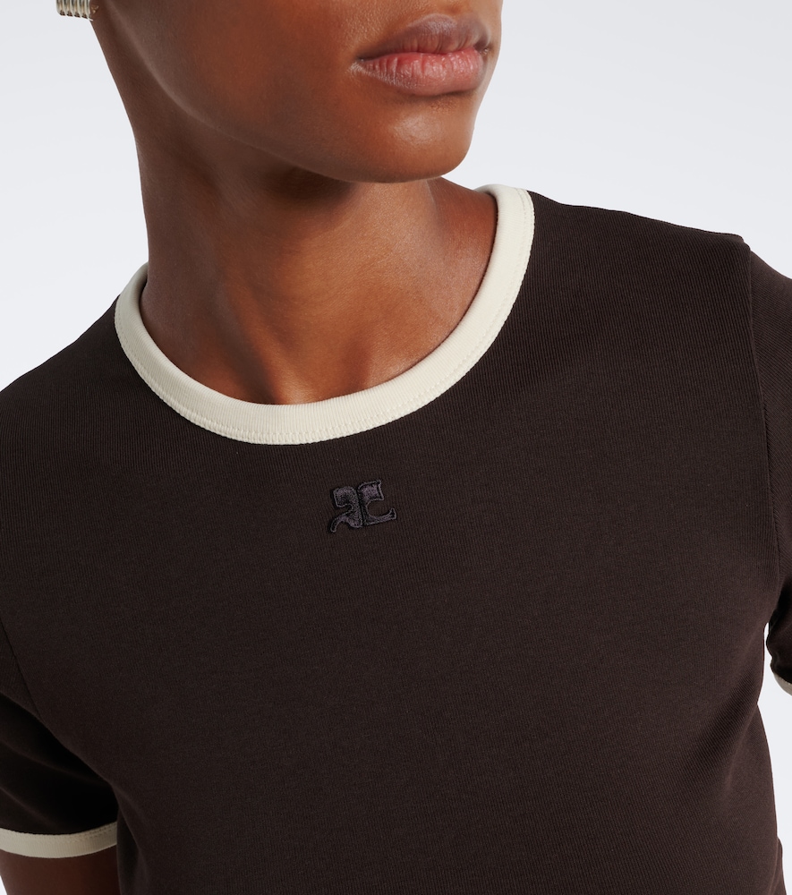 Courrèges Cotton Jersey T-Shirt