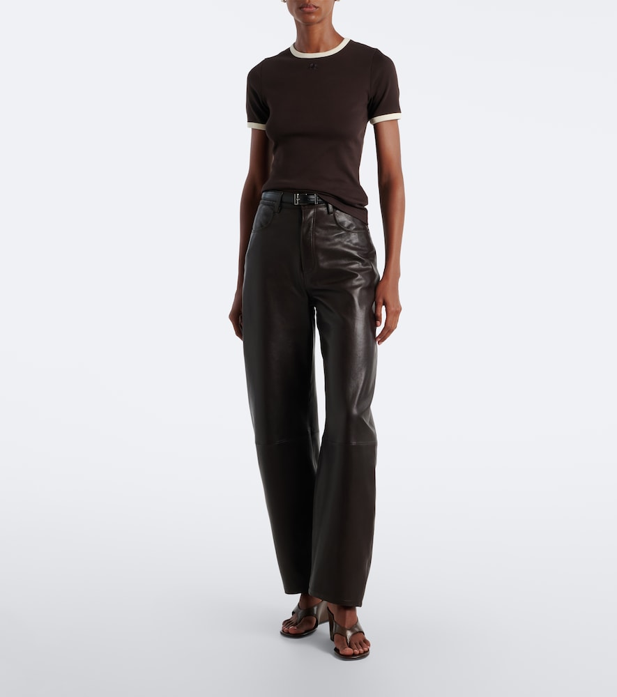 Courrèges Cotton Jersey T-Shirt
