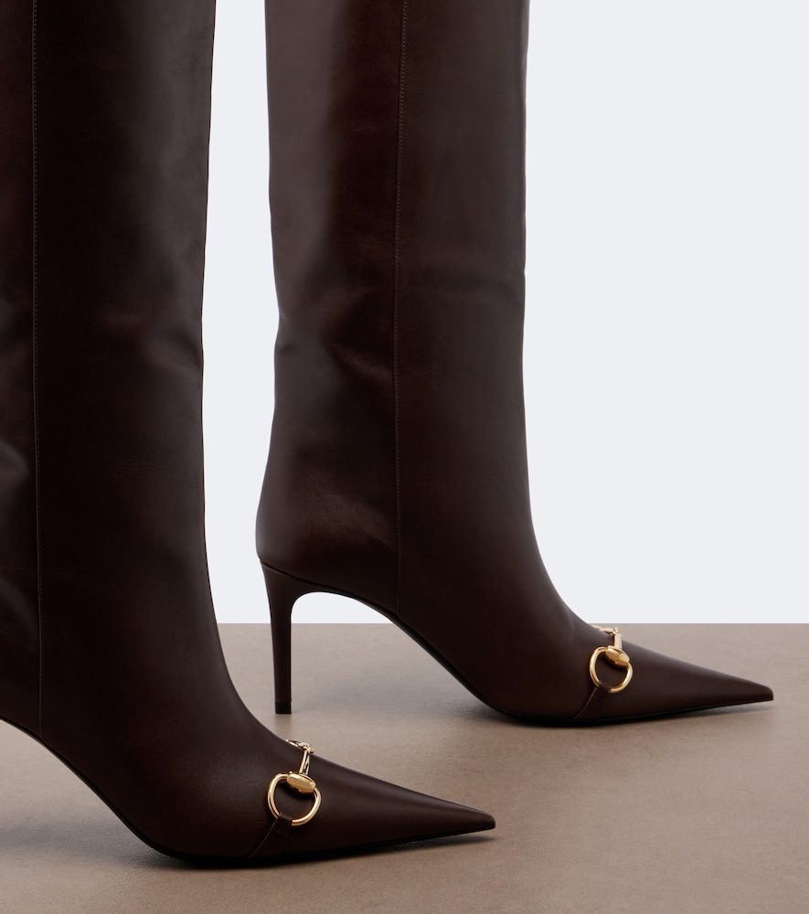 Donna Horsebit Knee-High Boots