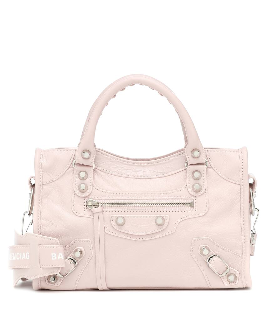 Click to view more detailed imagery on our partner's website Balenciaga Classic City Mini Leather Tote In Pink
