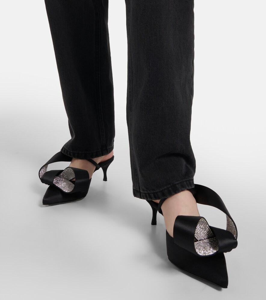 X Sergio Rossi Marquise Crystal-Embellished Sandals
