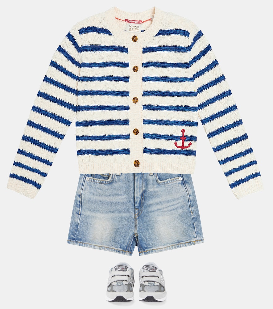 Scotch & Soda The Beach Denim Shorts In Blue