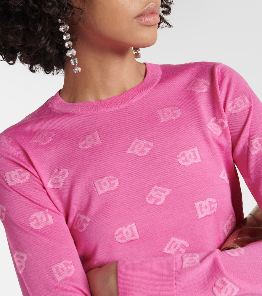  Dolce&gabbana Dolce&gabbana Pullover Aus Wolle Und Seide 