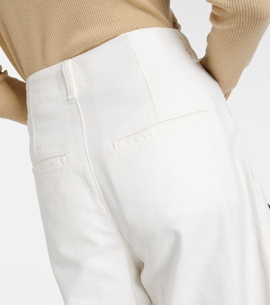 Citizen Of Humanity Payton High-rise Twill Wide-leg Pants In White