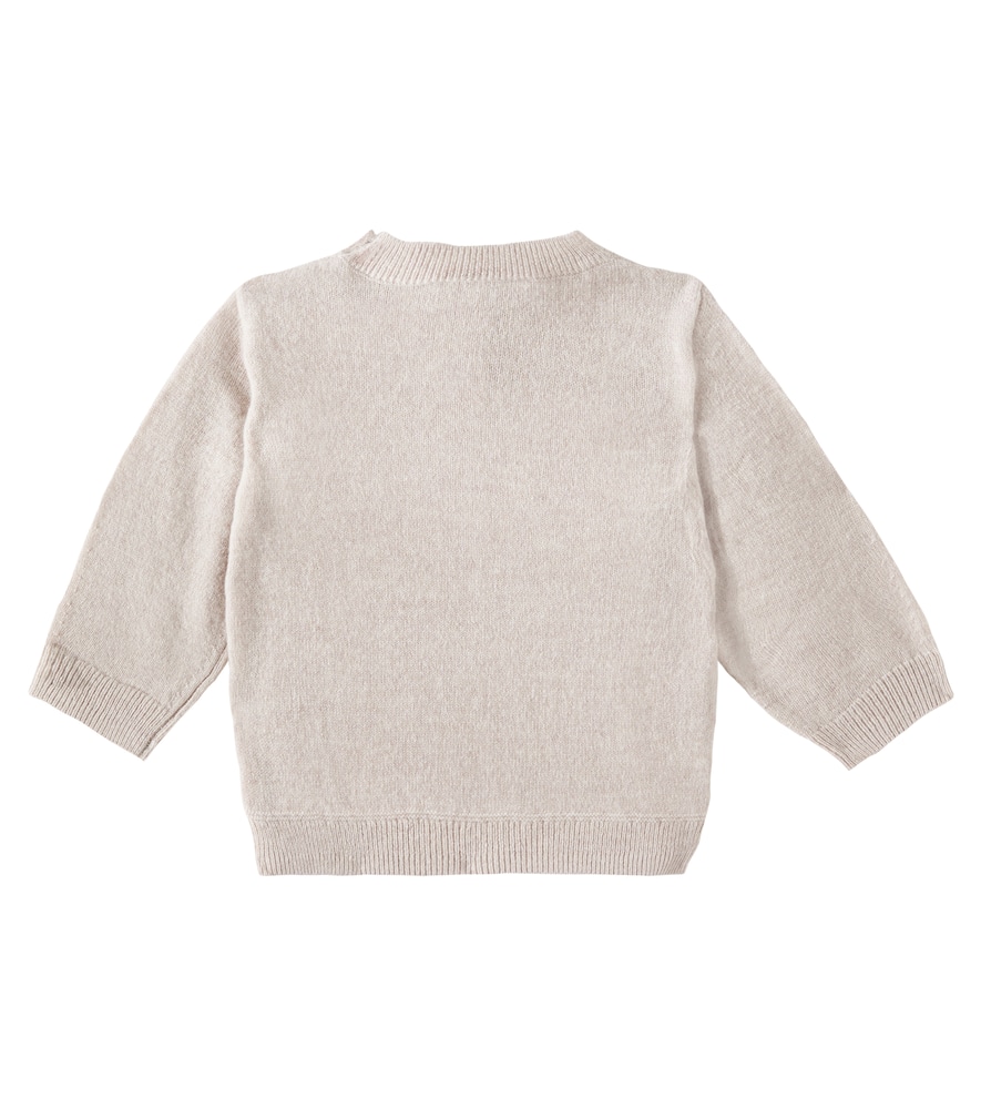 Bonpoint Baby Almire Wool Sweater In Grey