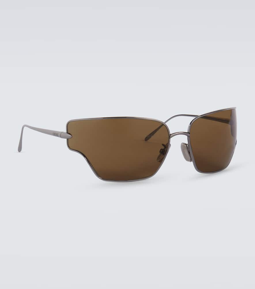 Loewe Signature Oversized Sunglasses In Grey