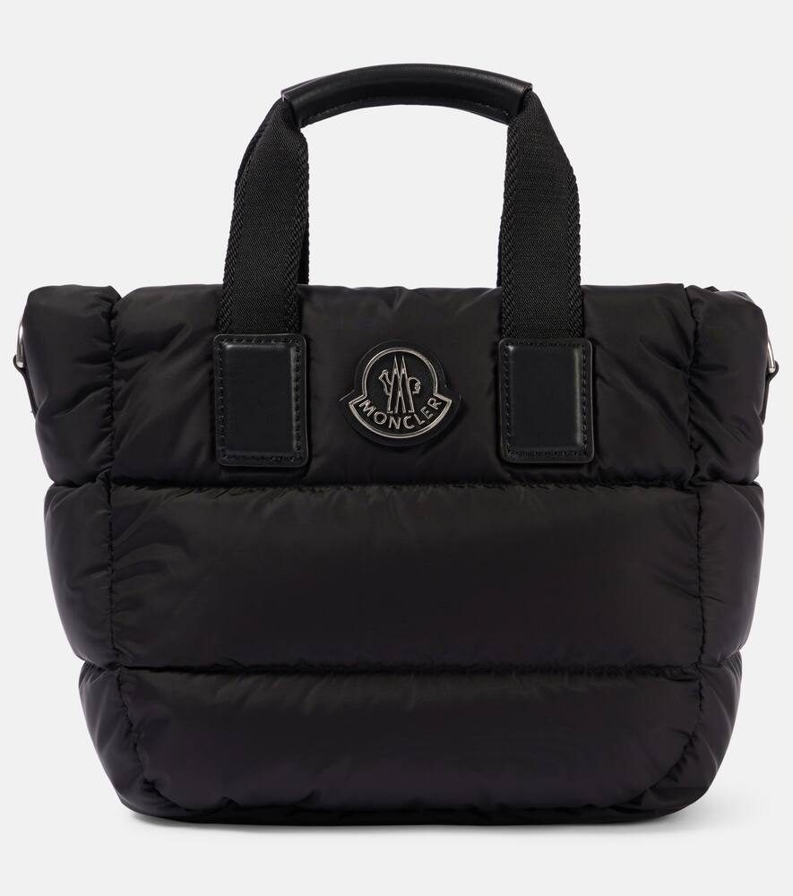 Moncler Caradoc Mini leather-trimmed tote bag