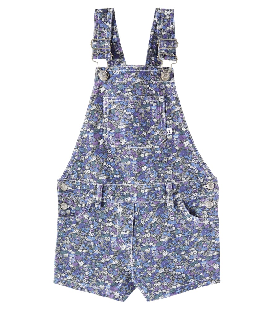 Bonpoint Saga Liberty Floral Cotton Playsuit In Multicoloured