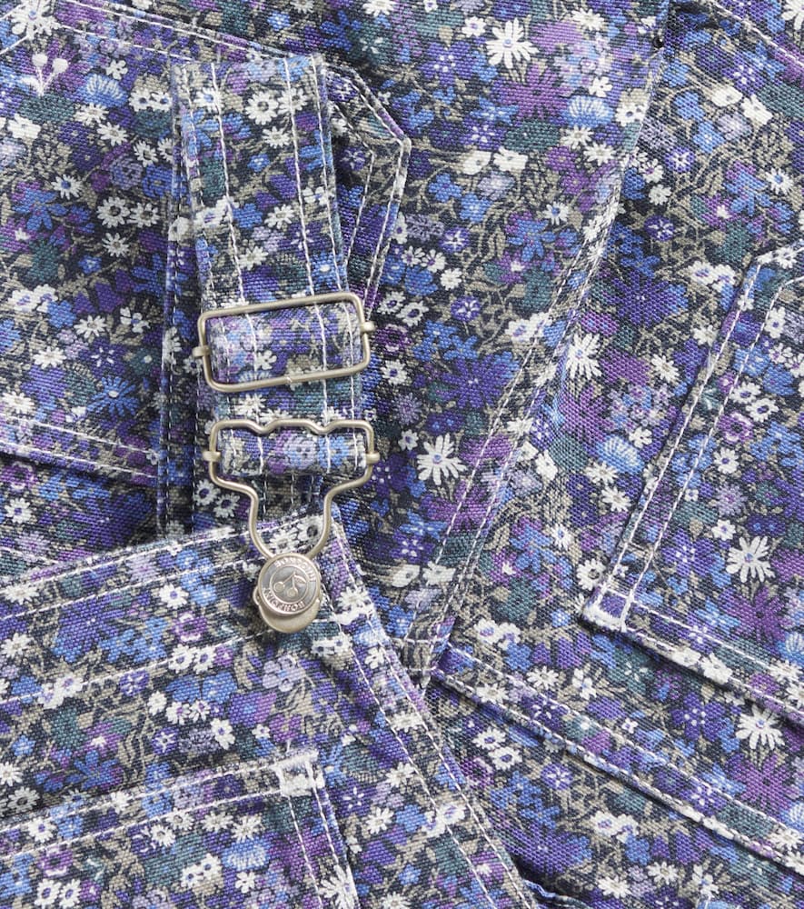Bonpoint Saga Liberty Floral Cotton Playsuit In Multicoloured