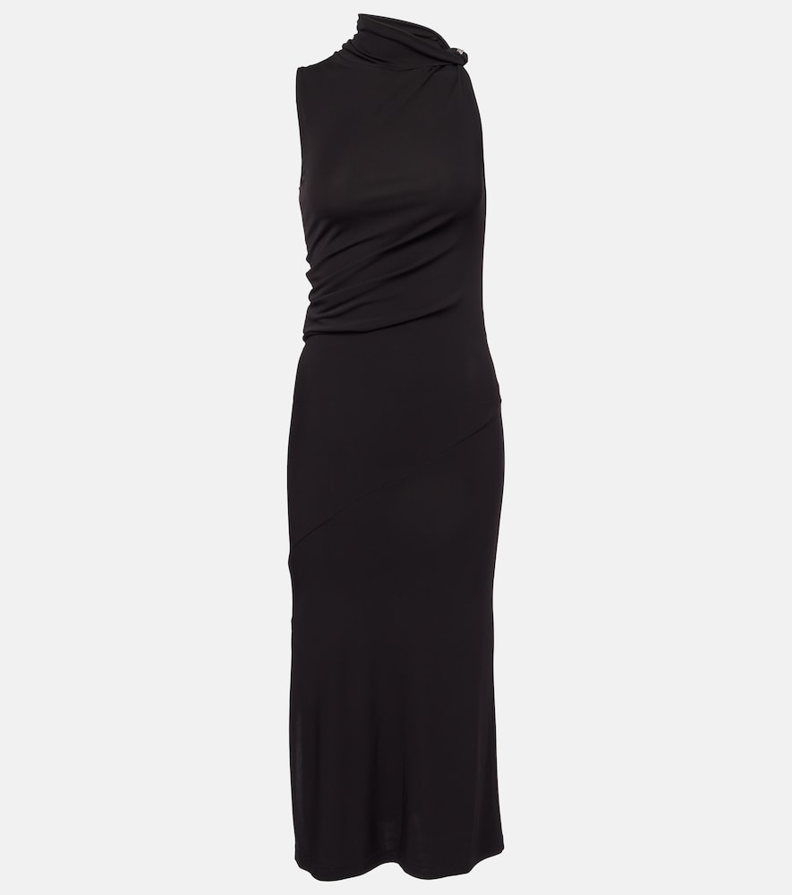 Courrèges Abito midi con ruches