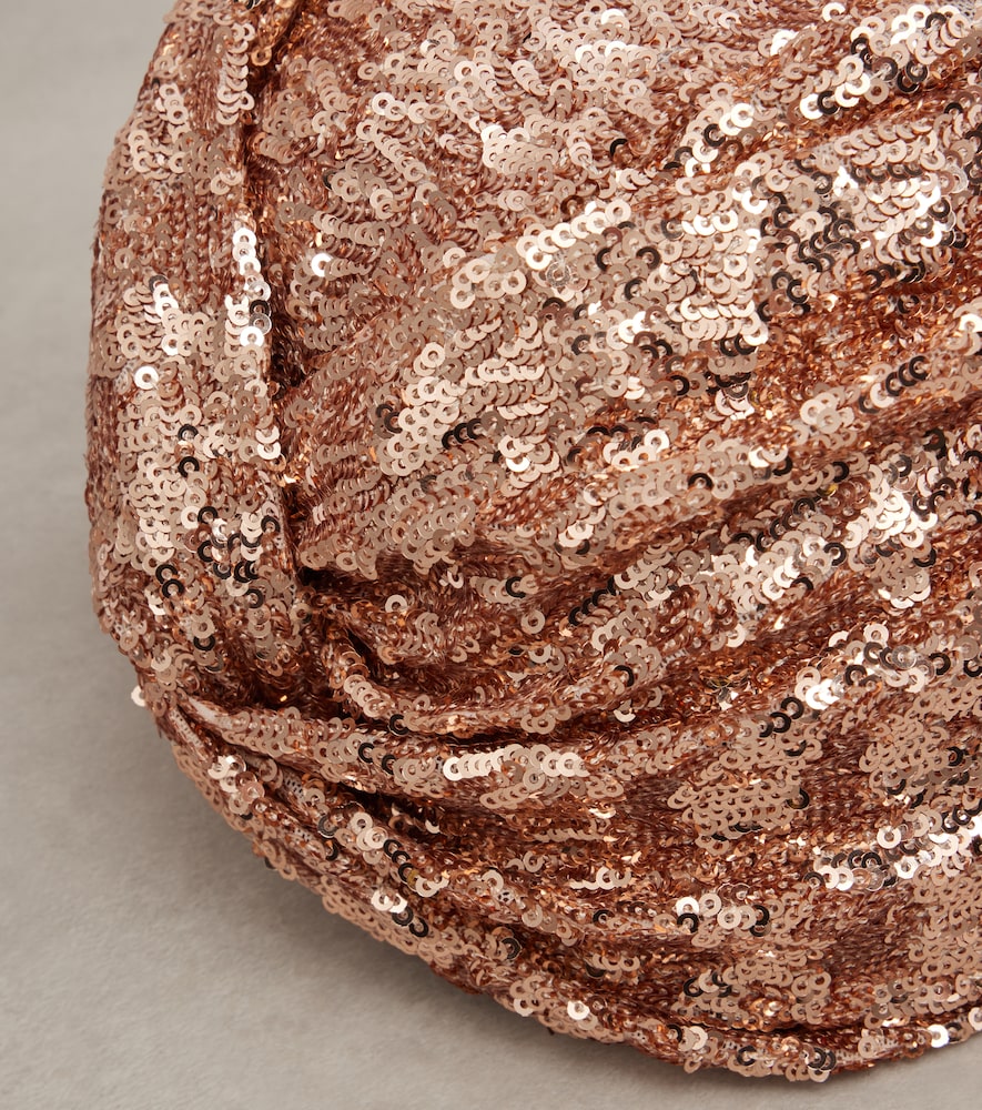  Valentino Valentino Vlogo Sequined Head Wrap 