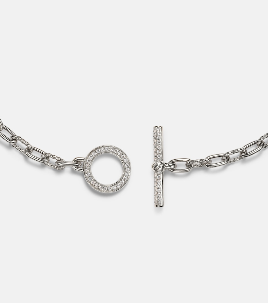  David Yurman David Yurman Armband Dy Madison® Aus Sterlingsilber Mit Diamanten 