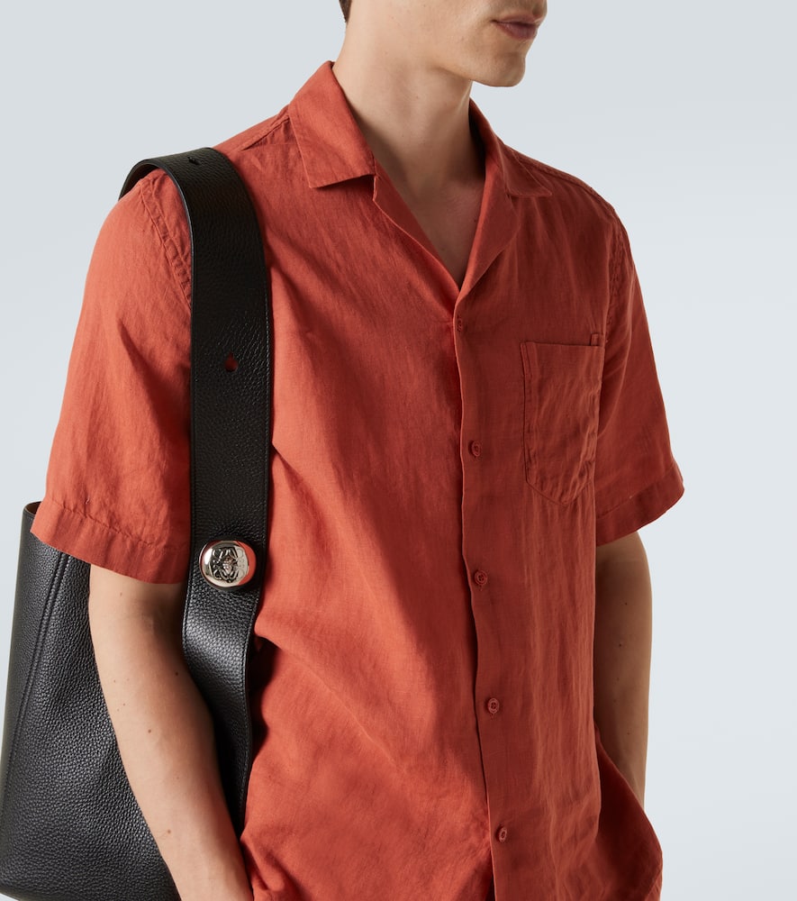 Frescobol Carioca Angelo linen bowling shirt