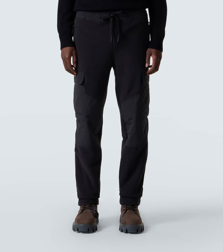 Moncler Cargo Sweatpants In Black