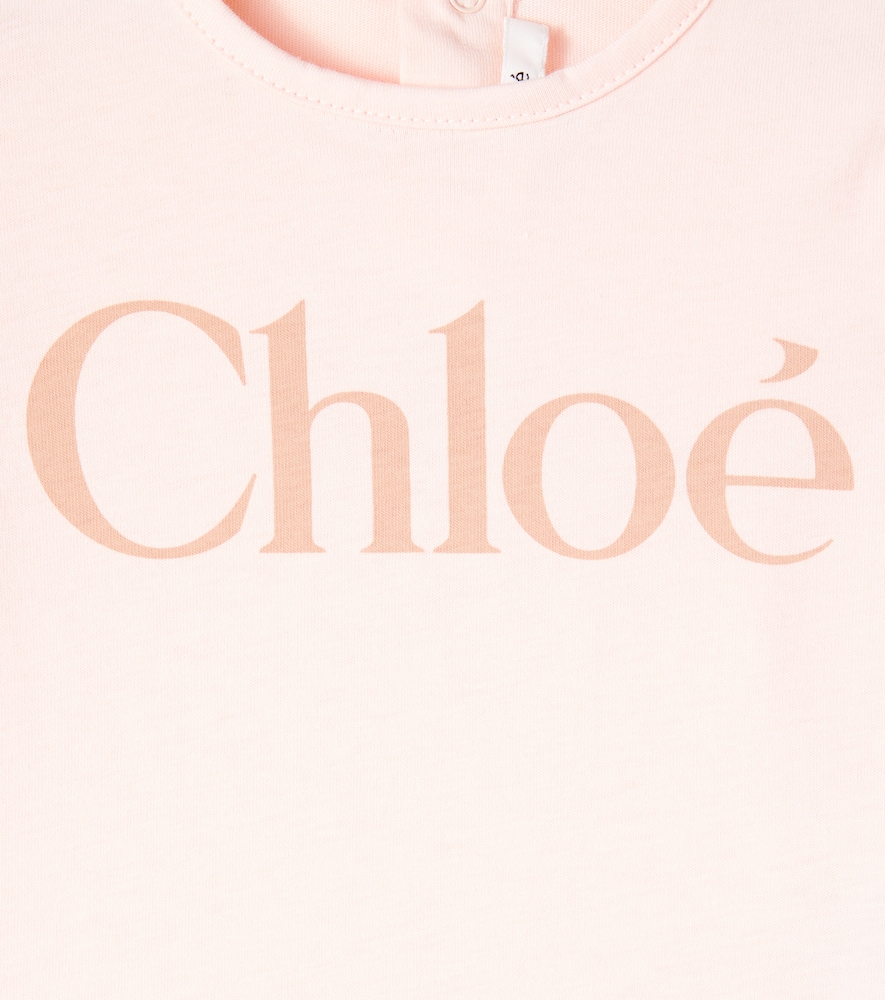  Chloe Kids Chloé Kids Baby Top Aus Baumwolle 