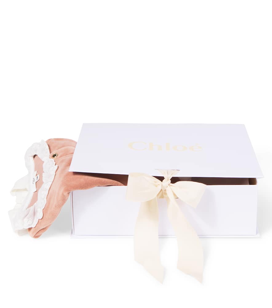 Chloé Kids Baby Set Of 2 Cotton Onesies In Multi