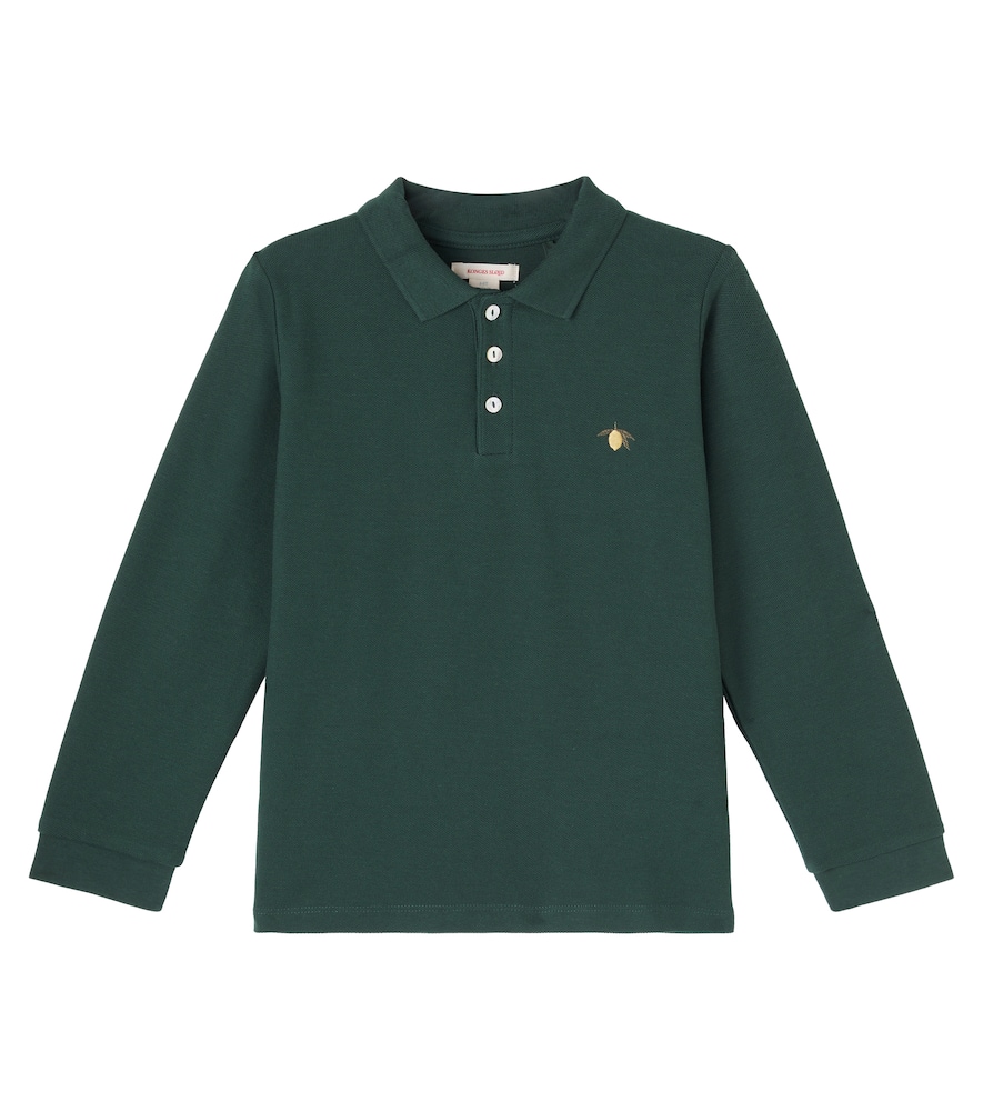 Konges Sløjd Florian Cotton Polo Shirt In Green