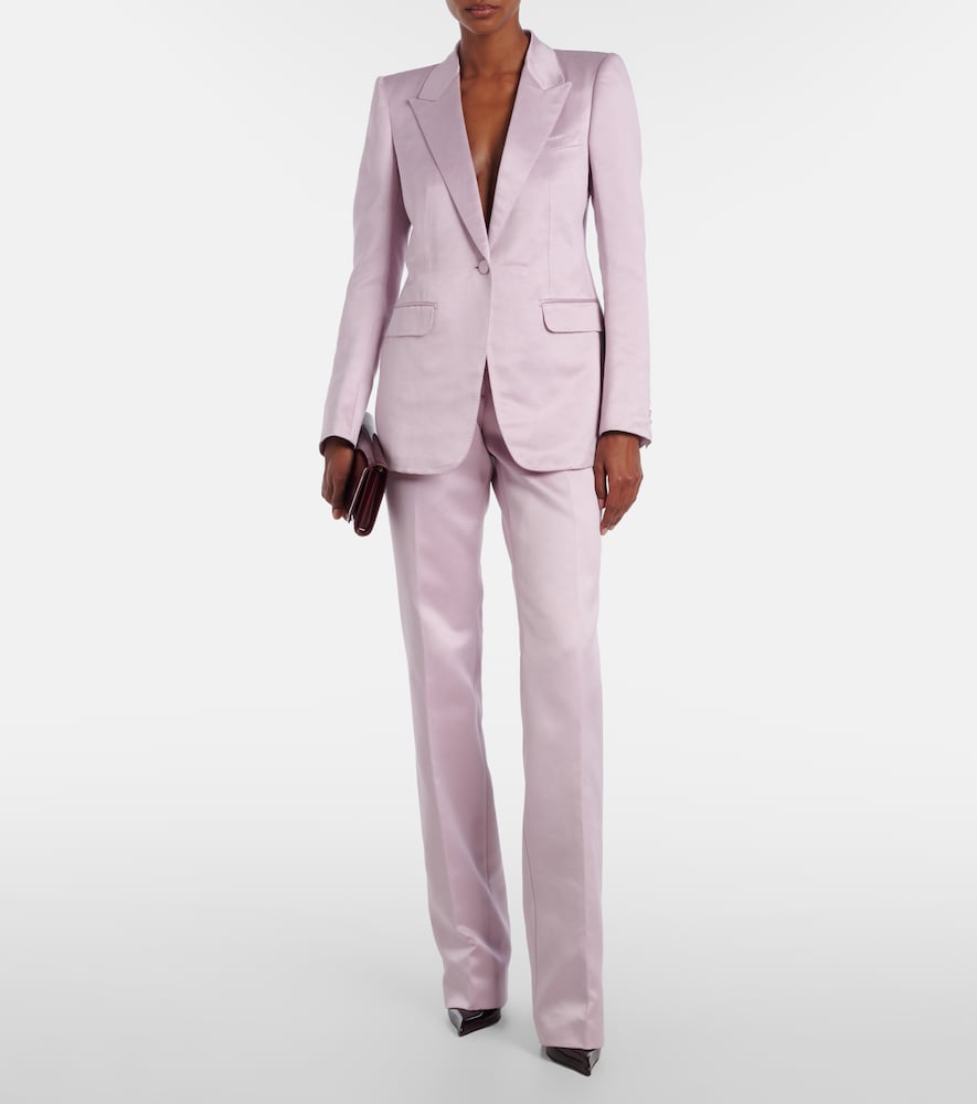 Tom Ford Cotton and silk satin blazer