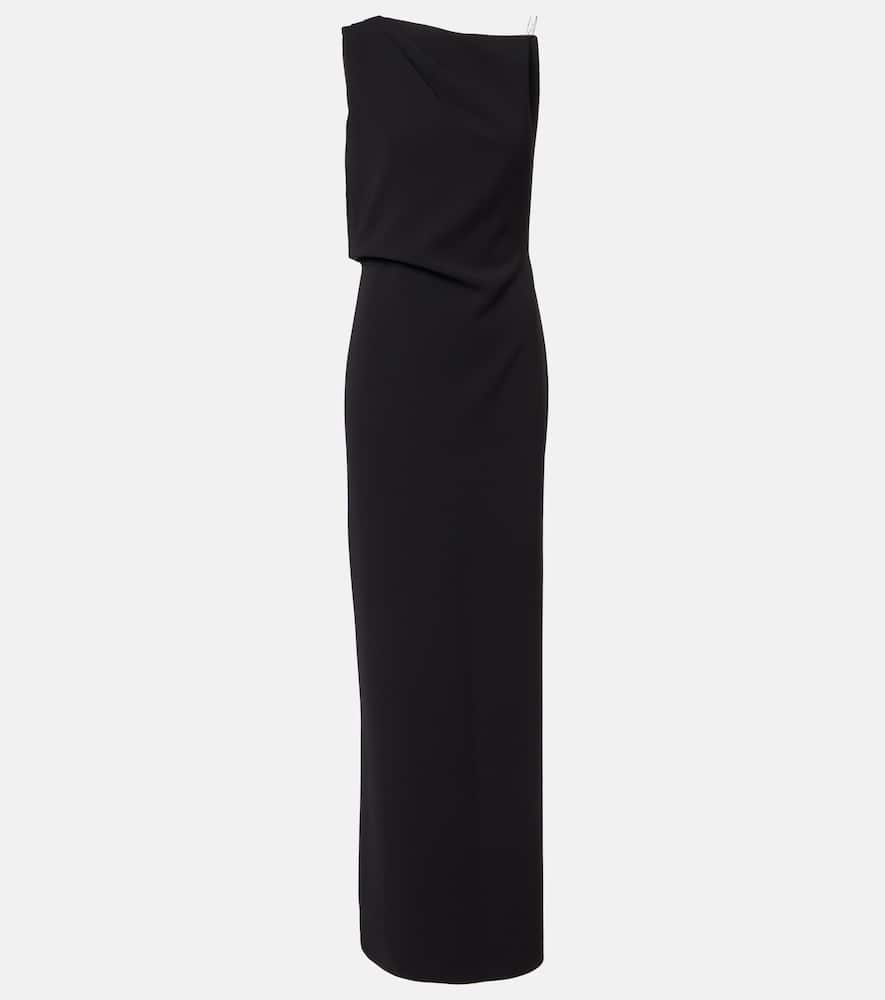Max Mara Pentola asymmetric maxi dress