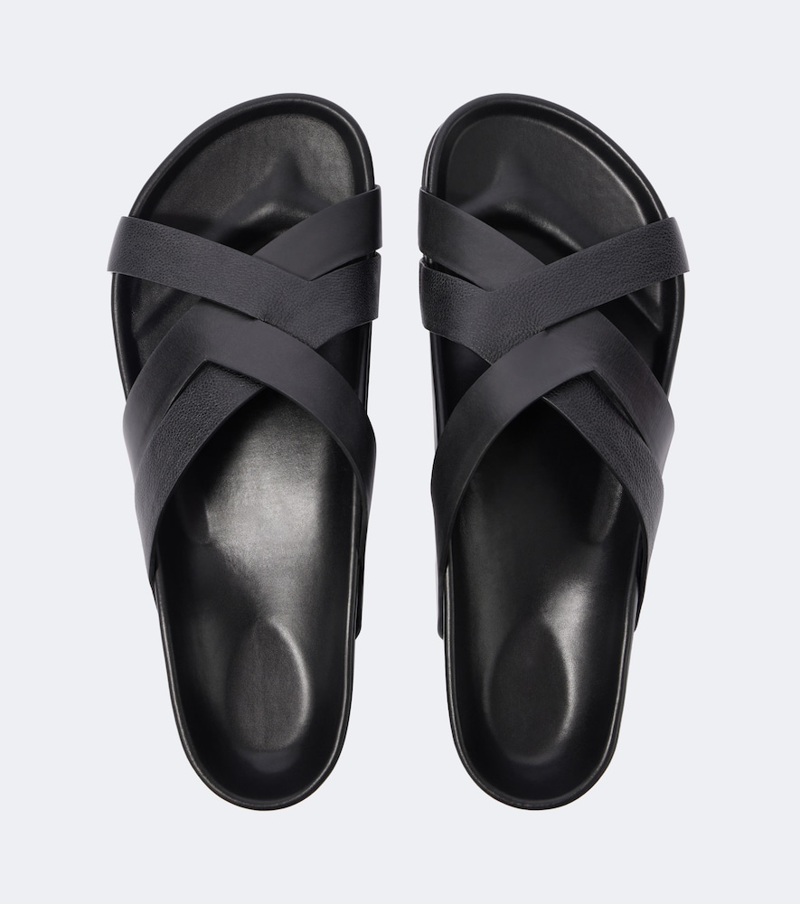 Leather Slides