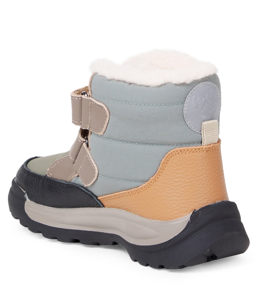  Wheat Wheat Tex Leather-trimmed Boots 