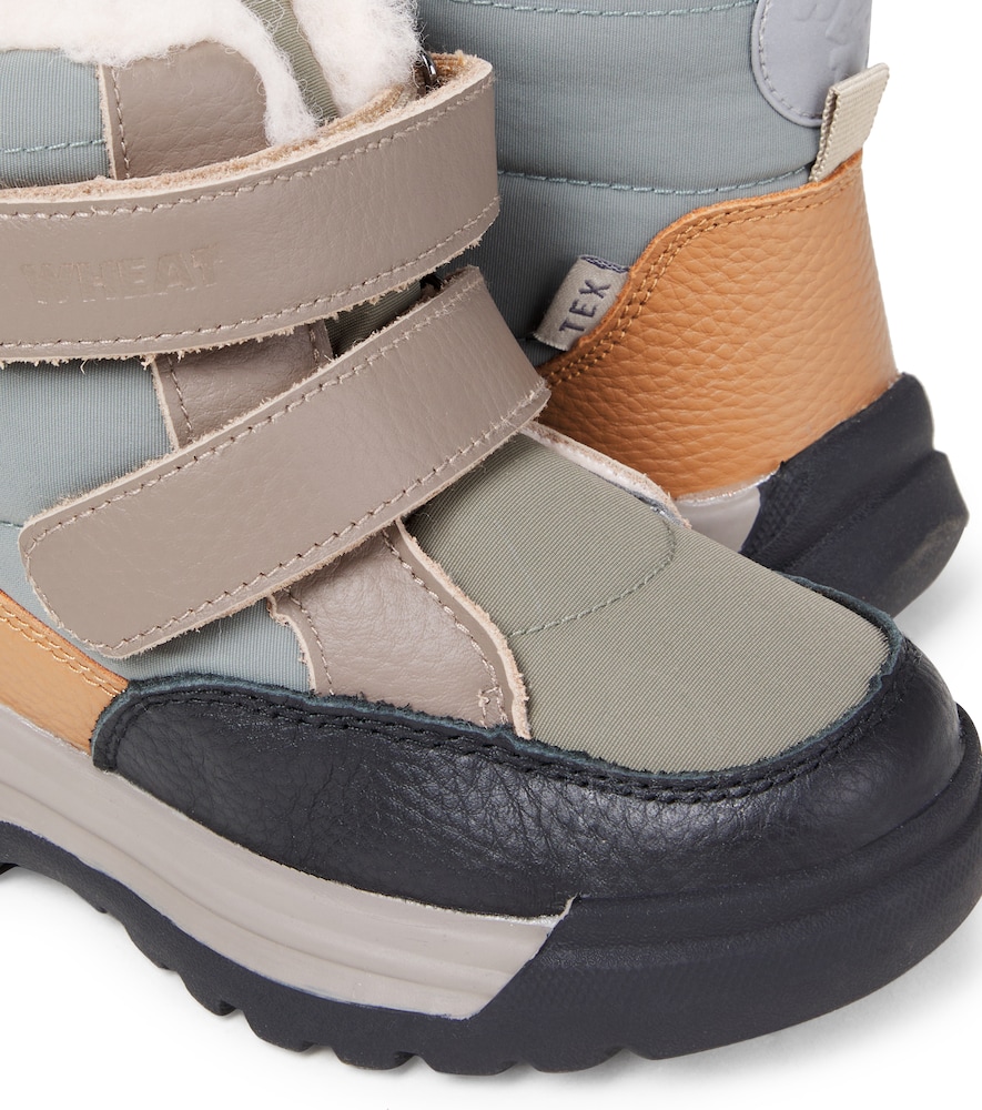  Wheat Wheat Tex Leather-trimmed Boots 