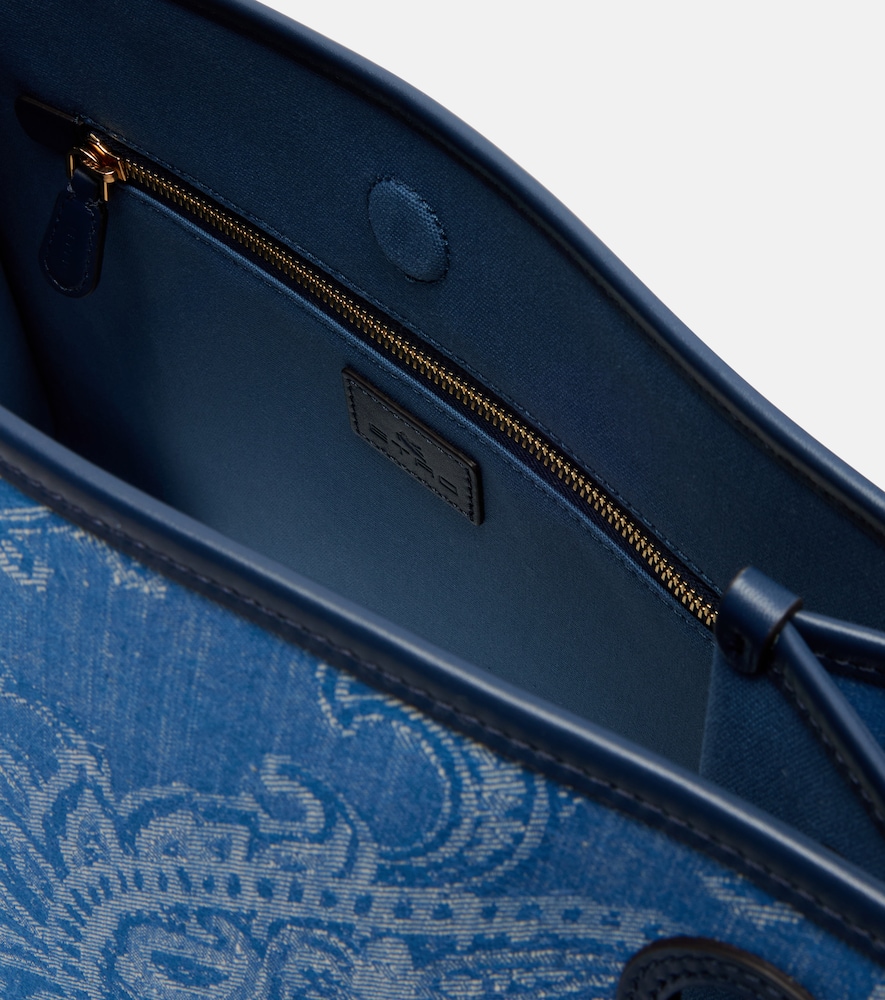  Etro Etro Tote Bag Eyes Medium Aus Denim 