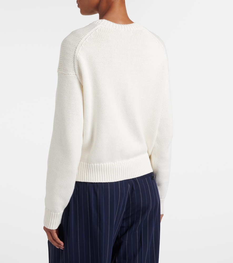 Ralph Lauren Big Pony Intarsia Cotton Sweater Polo