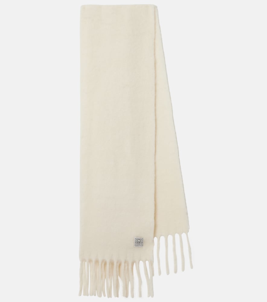 Toteme Alpaca and wool-blend scarf