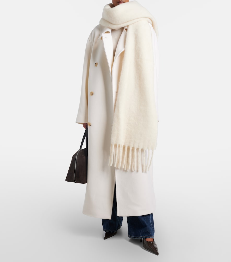 Toteme Alpaca and wool-blend scarf