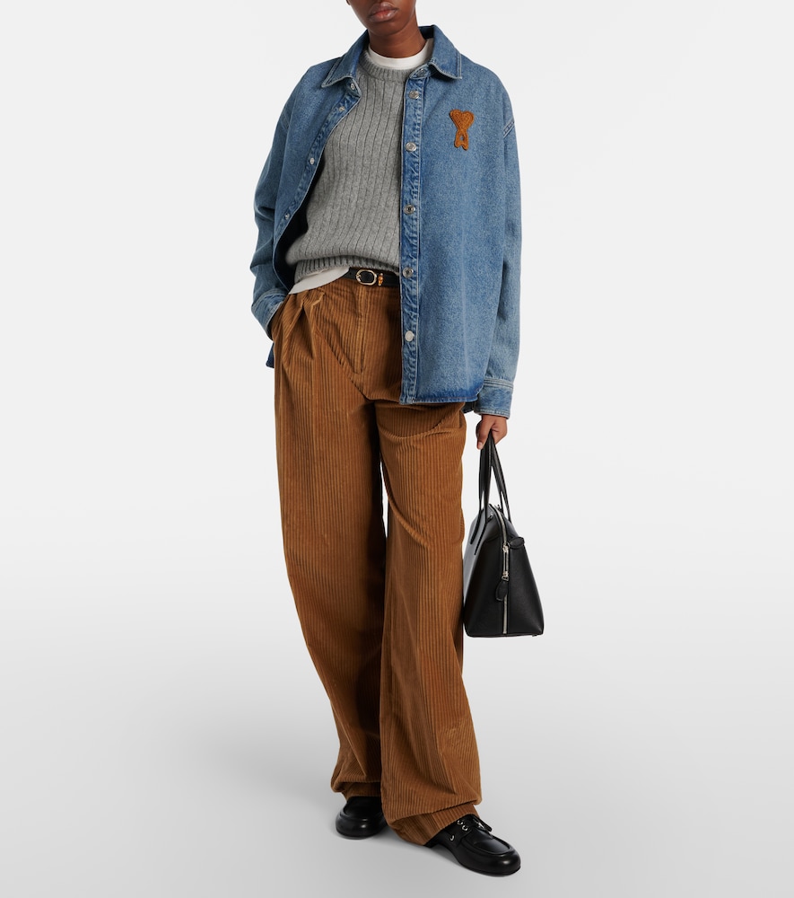  Ami Paris Ami Paris Ami De Cåur Denim Shirt 