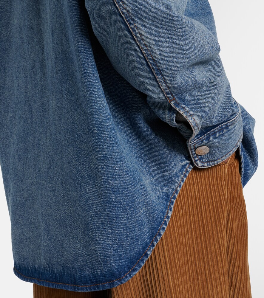  Ami Paris Ami Paris Ami De Cåur Denim Shirt 