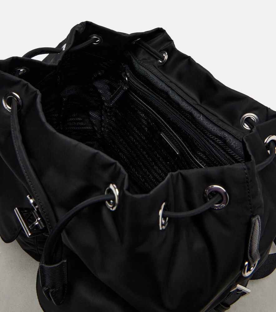  Prada Prada Rucksack Medium Aus Re-nylon Mit Leder 