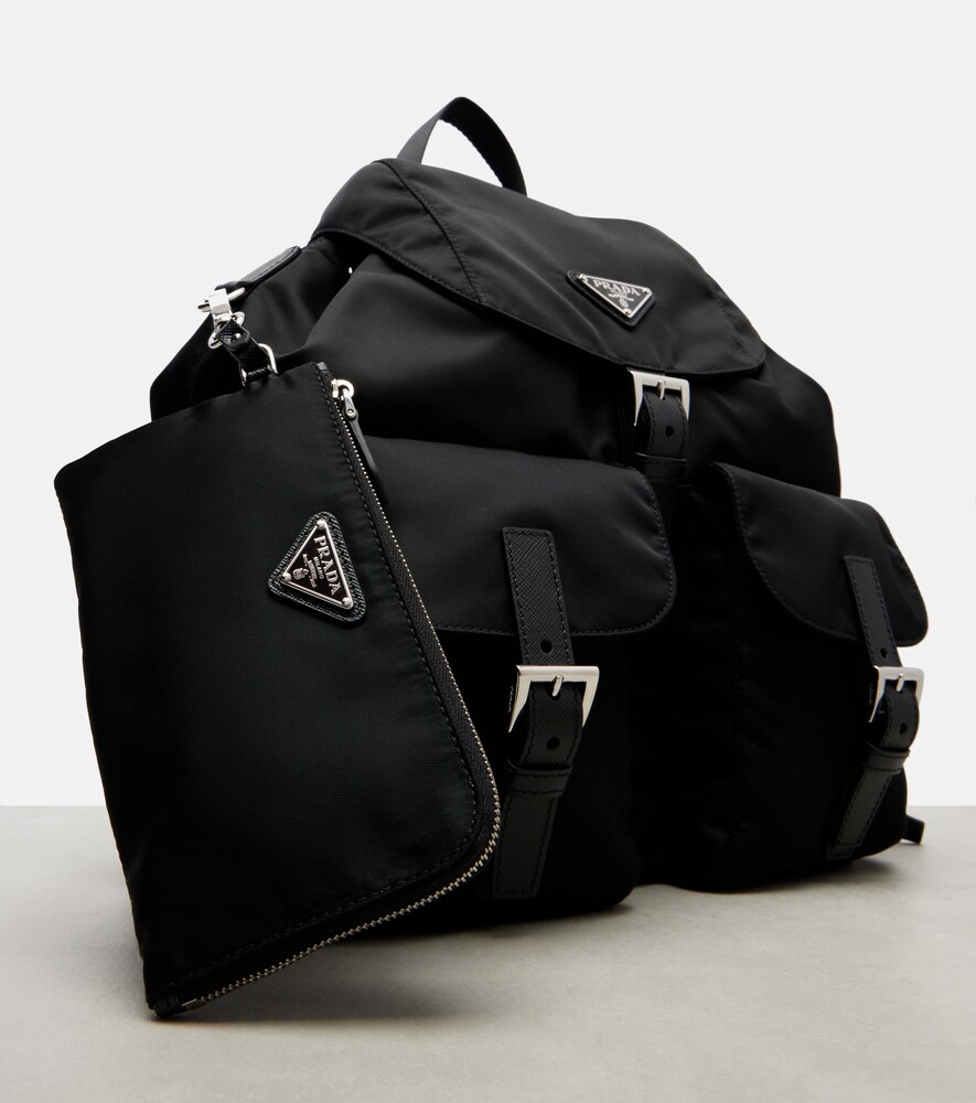  Prada Prada Rucksack Medium Aus Re-nylon Mit Leder 