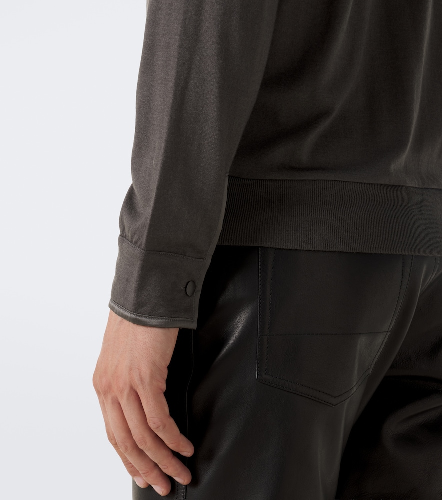 Tom Ford Wool, cashmere, and silk Henley shirt | Thumbnail 6